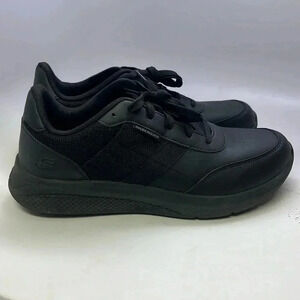 Women’s Skechers Lace Up Athletic Food Service Shoe Size 11 Black, Pre-owned